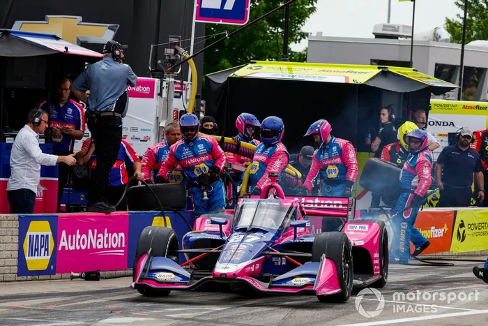 Alexander Rossi, Andretti Autosport Honda, Pit Stop