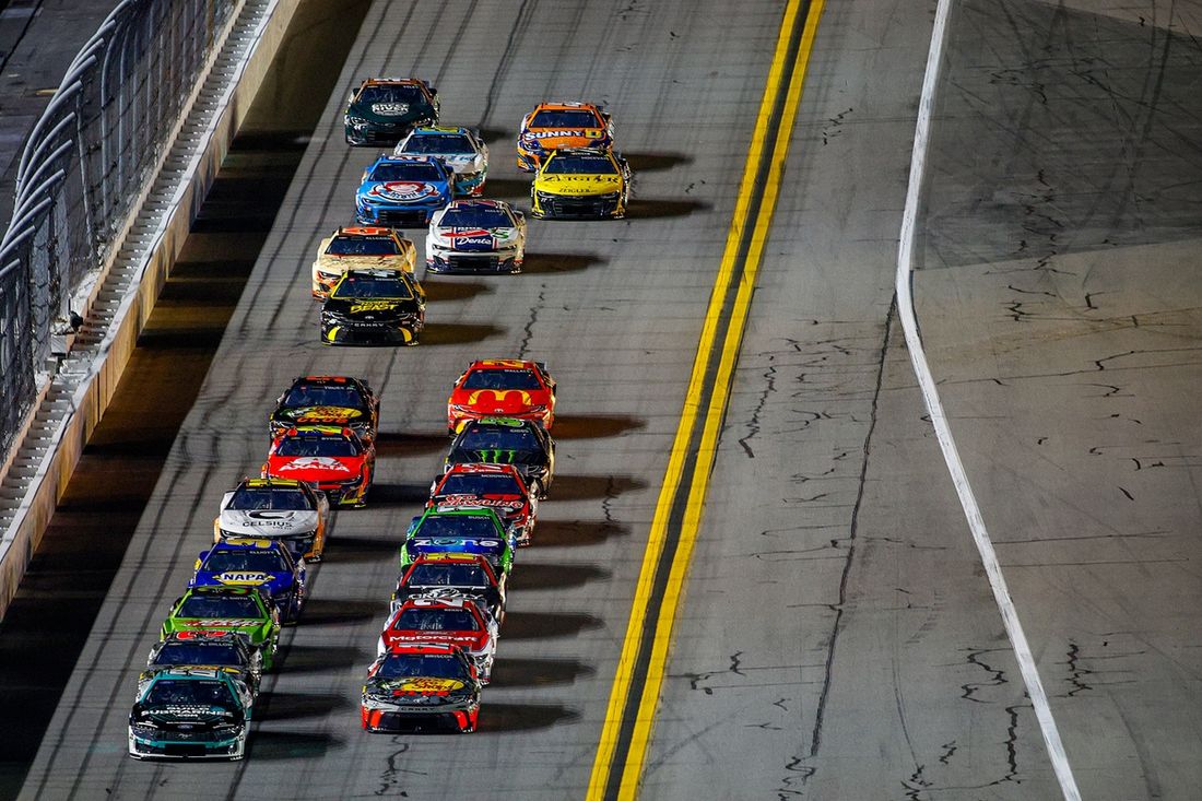 Ryan Preece, RFK Racing Ford, Chase Briscoe, Joe Gibbs Racing Toyota