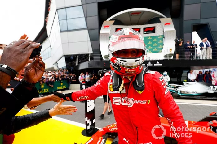 Charles Leclerc, Ferrari in Parc Ferme 