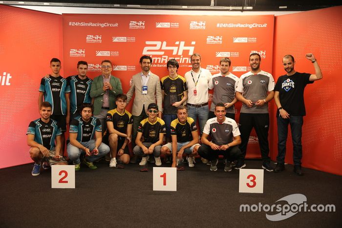 24h Sim Racing podio 2018