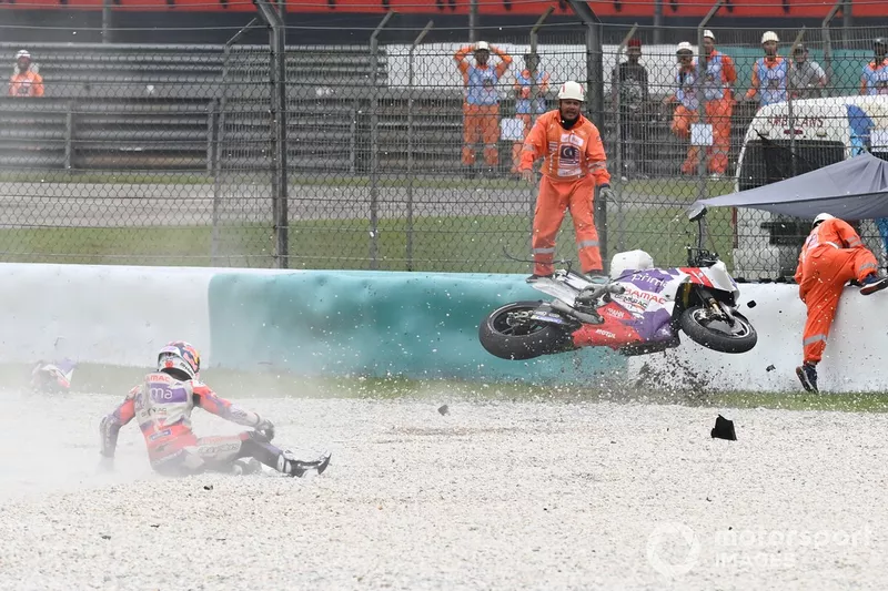 La caduta di Jorge Martin, Pramac Racing 