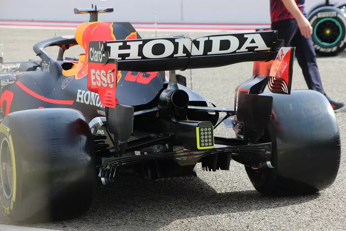 Detalle del Red Bull RB16B
