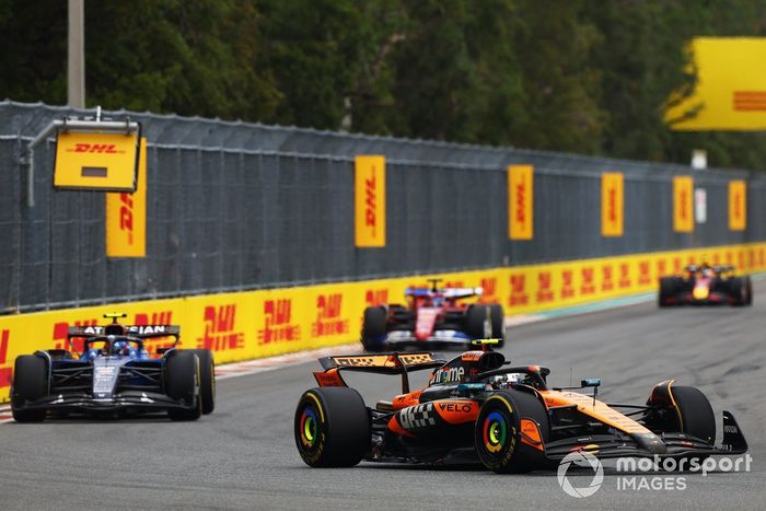 Charles Leclerc, Ferrari, Lando Norris, McLaren, Carlos Sainz, Williams