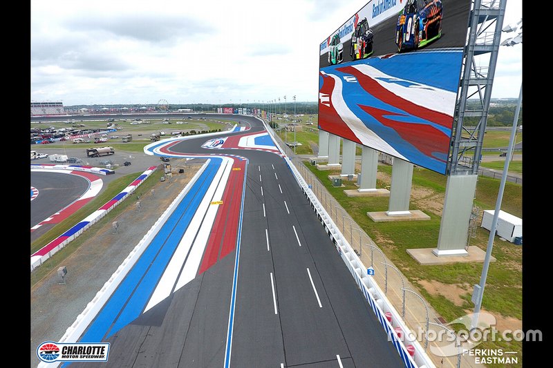 Neue Schikane auf der Gegengerade des Roval des Charlotte Motor Speedway