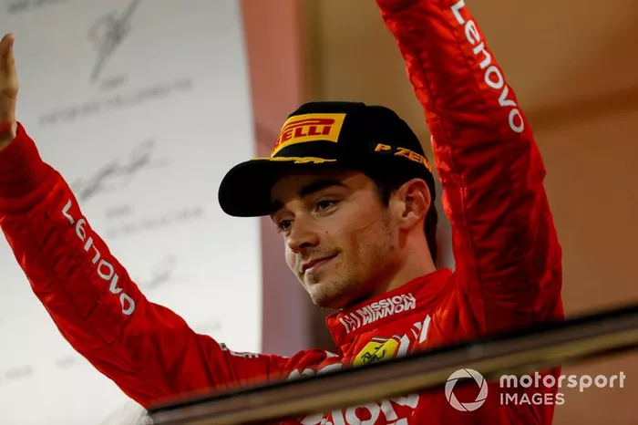 Podyum: 3. sıra Charles Leclerc, Ferrari