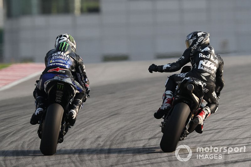 Maverick Viñales et Hafizh Syahrin