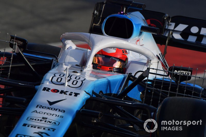 Robert Kubica, Williams FW42, con sensori aerodinamici