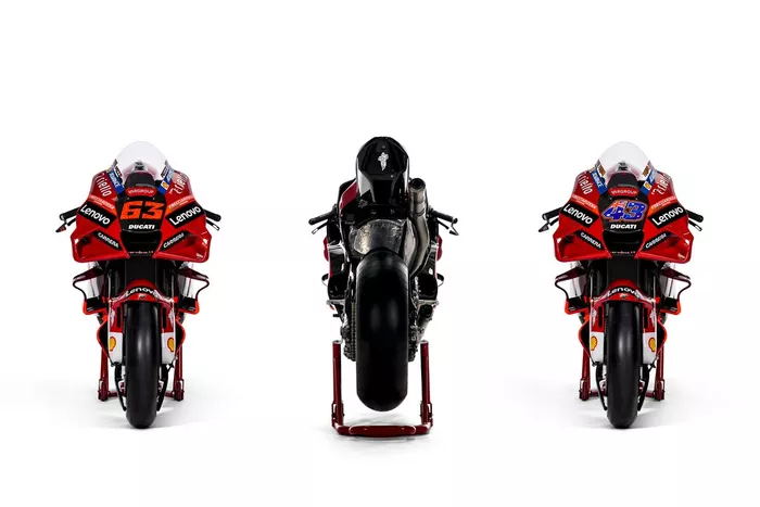 Presentación de la moto Ducati
