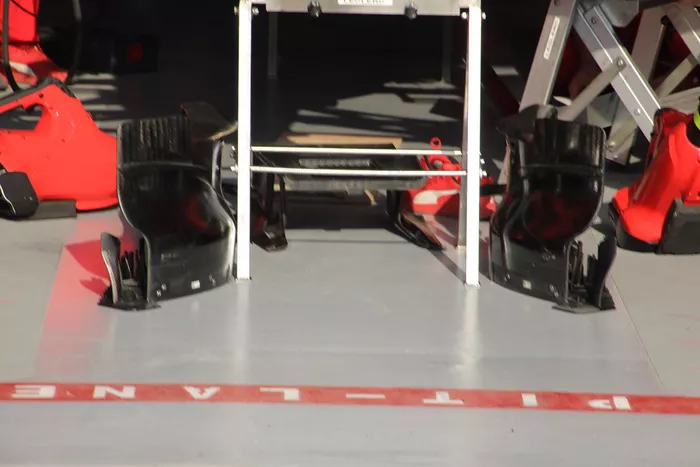 Detalle del chasis del Ferrari SF21