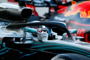 Le vainqueur Lewis Hamilton, Mercedes AMG F1 W09