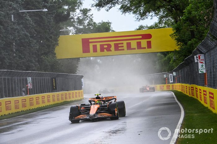 Lando Norris, McLaren MCL38, Oscar Piastri