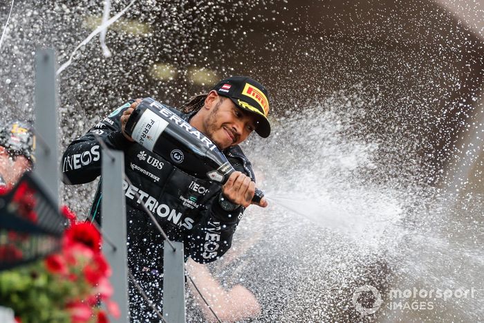 Podio: tercer lugar Lewis Hamilton, Mercedes-AMG