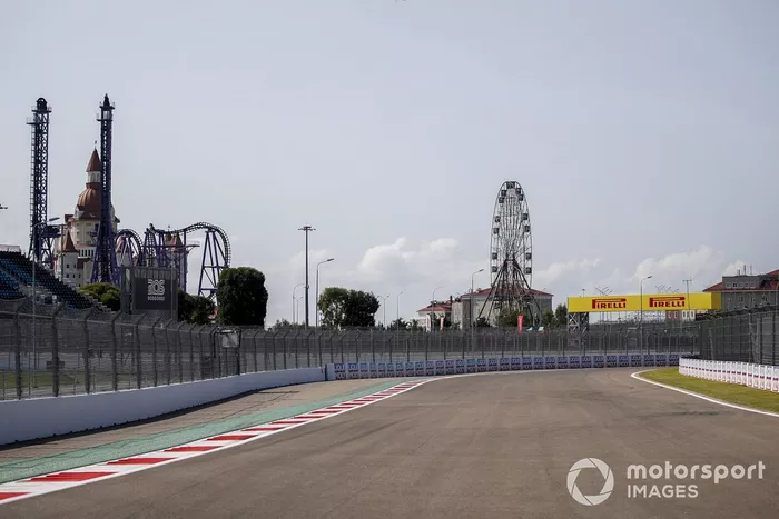 Detalle de la pista de Sochi