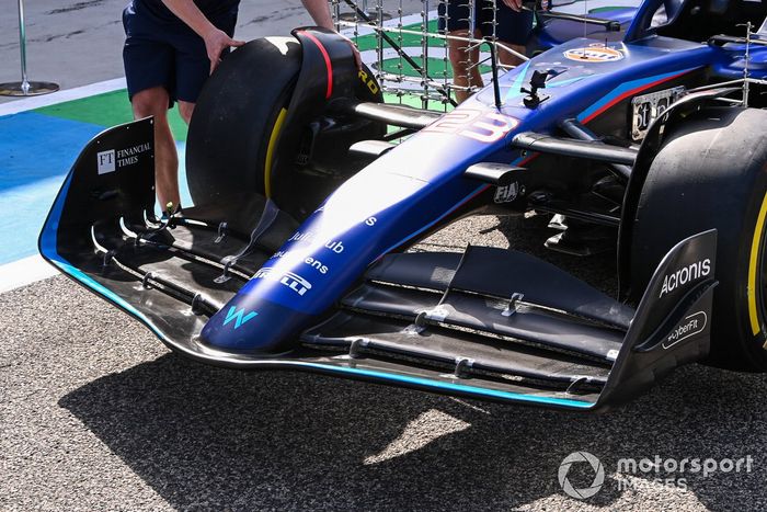 Detalles técnicos del Williams FW45