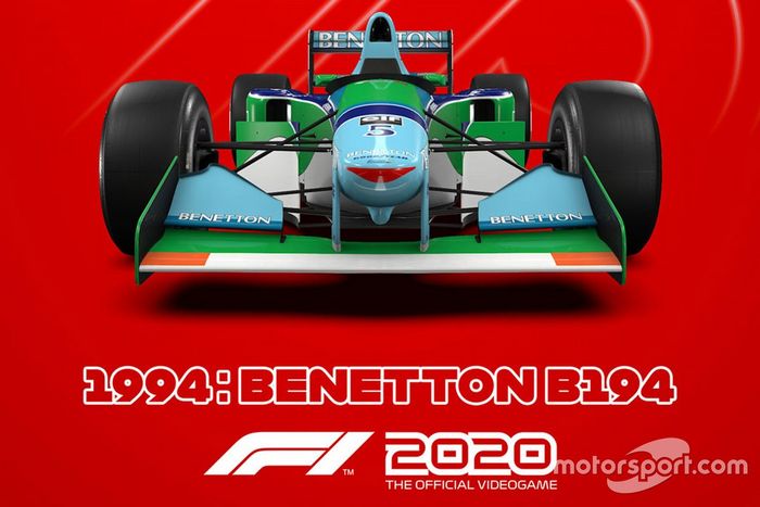 El Benetton de 1994 en 'F1 2020'