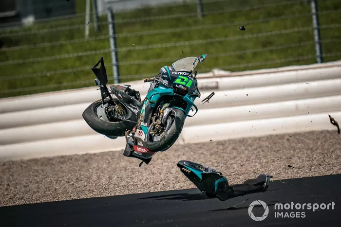 Accidente de Franco Morbidelli, Petronas Yamaha SRT