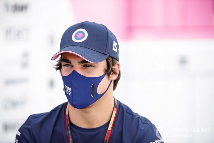 Lance Stroll, Racing Point con los medios