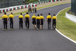 Jolyon Palmer, Renault Sport F1 Team lors de la reconnaissance de piste