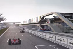 Blick auf den umgebauten Hungaroring