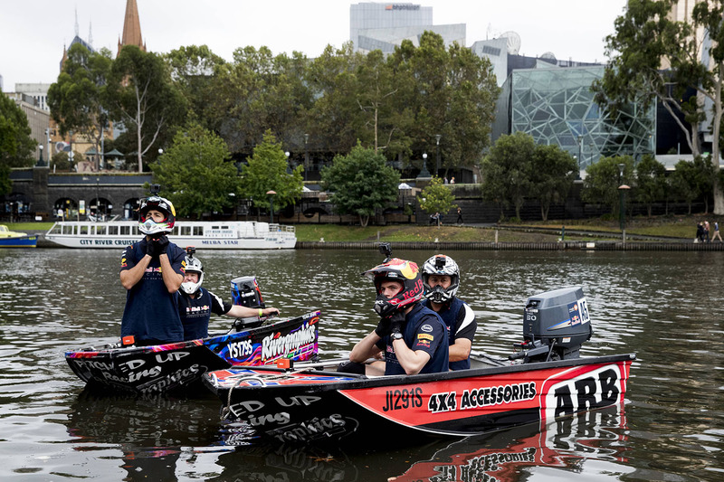 Daniel Ricciardo, Red Bull Racing; Max Verstappen, Red Bull Racing