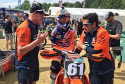 Joel Smets, Jorge Prado y Jesús Prado