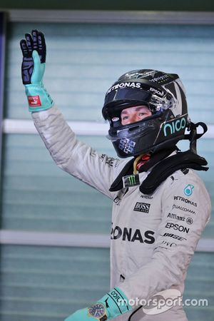 Segundo clasificado Nico Rosberg, Mercedes AMG F1