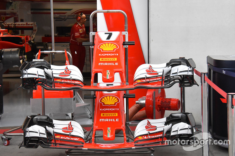 Alerón delantero del Ferrari SF70H