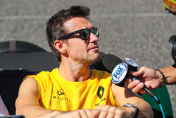 Jolyon Palmer, Renault Sport F1 Team tijdens de rijdersparade