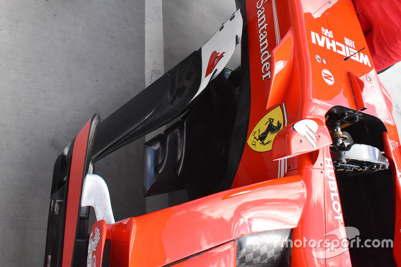 Ferrari SF70-H sidepods detail