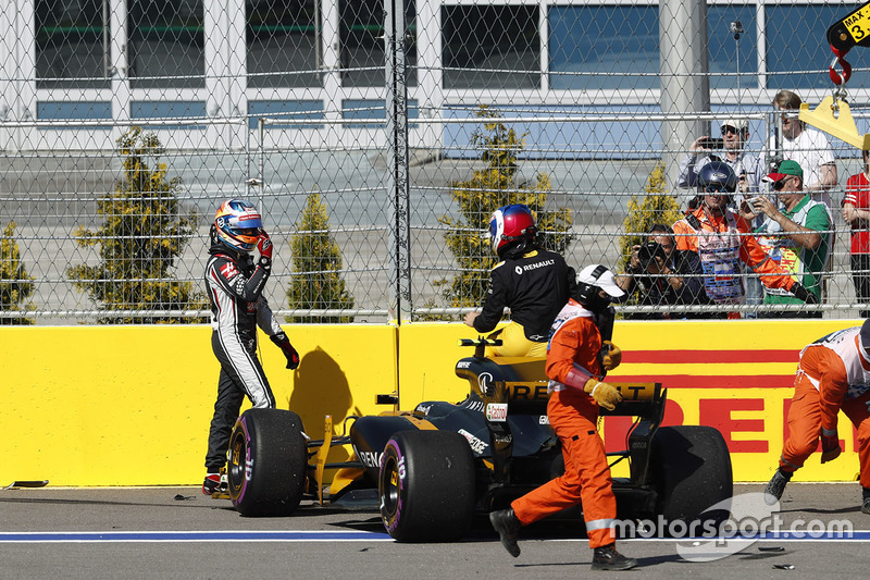 Romain Grosjean y Jolyon Palmer