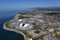 Sochi Autodrom aus der Vogelperspektive