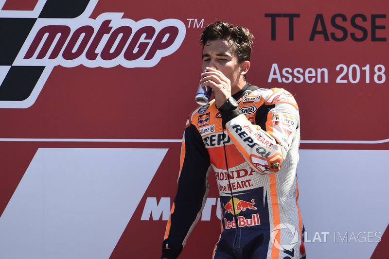 Подіум: переможець Марк Маркес, Repsol Honda Team