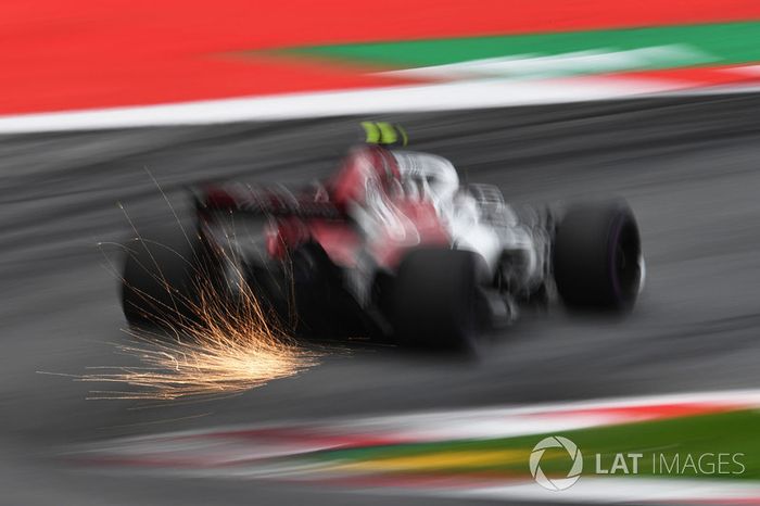 Charles Leclerc, Sauber C37 sparks