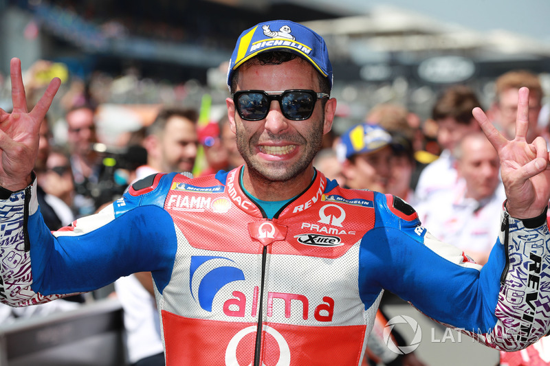 Second place Danilo Petrucci, Pramac Racing