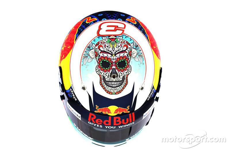 Special helmet of Daniel Ricciardo, Red Bull Racing