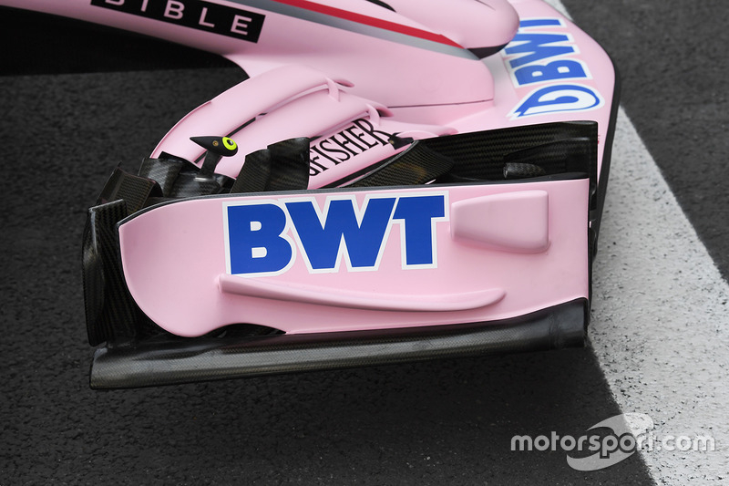 Sahara Force India VJM10 front wing detail
