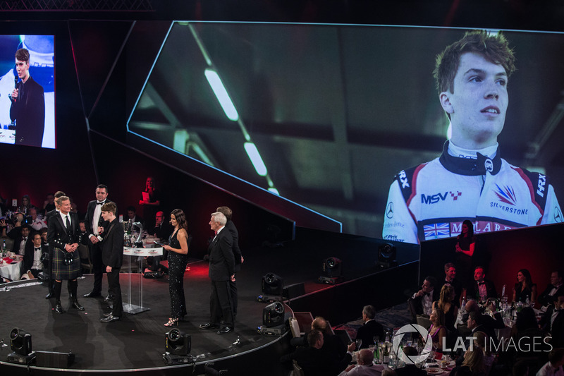 Daniel Ticktum wins the McLaren Autosport Young Driver of the Year Award