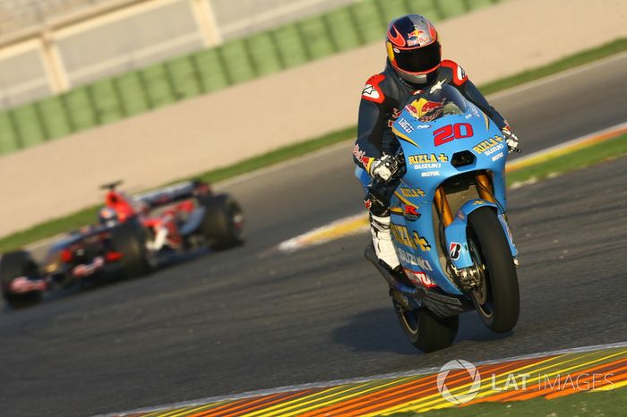 Vitantonio Liuzzi, Team Suzuki MotoGP y John Hopkins, Toro Rosso