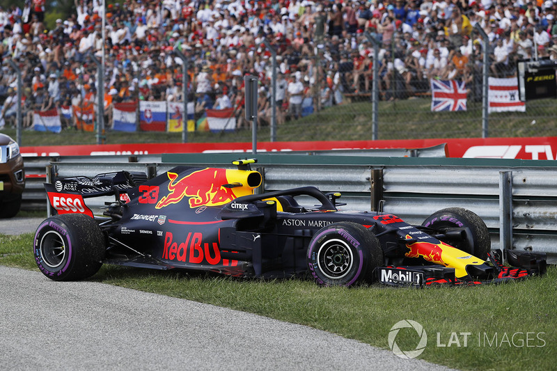 La voiture de Max Verstappen, Red Bull Racing