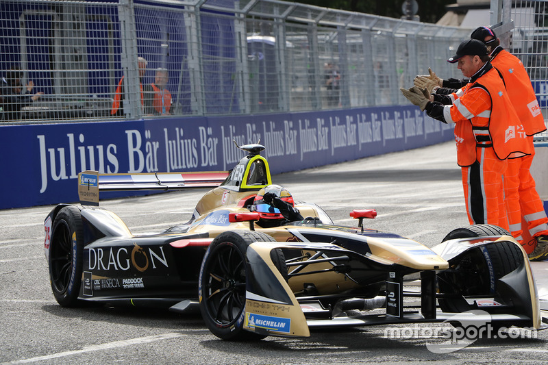 Race winner Jean-Eric Vergne, Techeetah