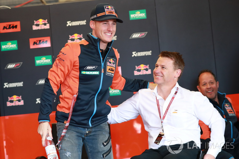 Pol Espargaro, Red Bull KTM Factory Racing, Pit Beirer, directeur de la compétition de KTM