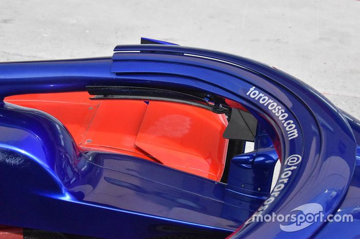 Scuderia Toro Rosso STR13 halo detail
