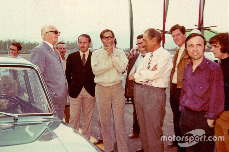 Gian Paolo Dallara e Enzo Ferrari