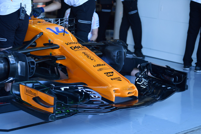 McLaren MCL33 nariz y alerón delantero