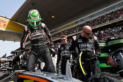 Nico Hulkenberg, Sahara Force India F1 VJM09 on the grid