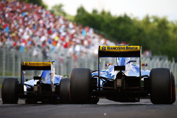 Felipe Nasr, Sauber C35 et Marcus Ericsson, Sauber C35
