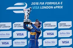 Il vincitore della gara Nicolas Prost, Renault e.Dams