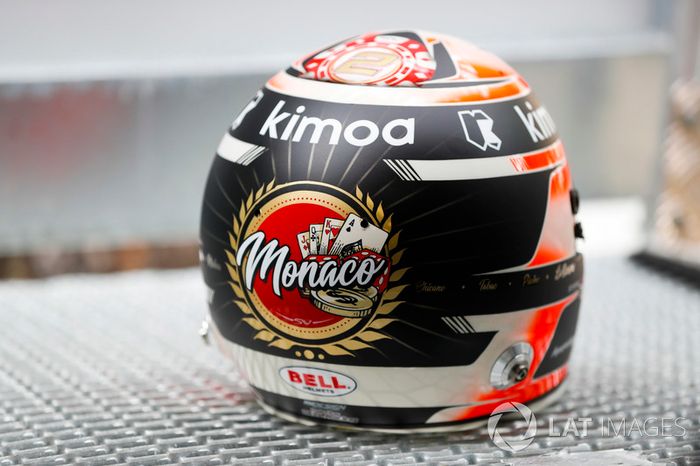 Stoffel Vandoorne, McLaren, detalle de su casco