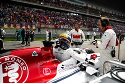 Marcus Ericsson, Sauber, sur la grille