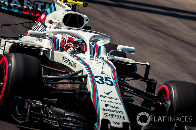 19. Sergey Sirotkin, Williams FW41 (termasuk penalti tiga grid)